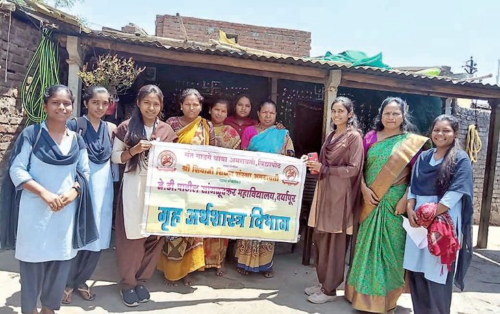 Health awareness in slum areas, Sangludkar College implements women's ...