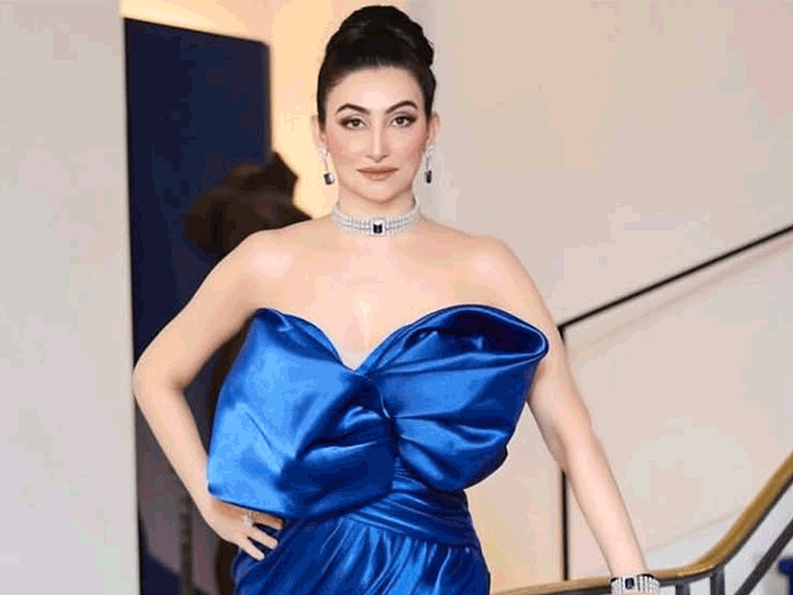 कान्स 2025 मध्ये शालिनी पासीच्या डिझायनरची चूक:  जर्मन मॉडेलने दोन दिवसांपूर्वी घातलेल्या निळ्या गाऊनसारखाच गाऊन घातला