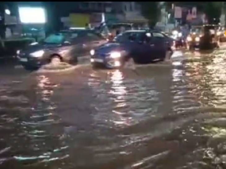 पुण्यात मुसळधार पावसाने हाहाकार:  पिंपरी चिंचवडमध्ये वाहने पाण्यात वाहून गेली, आय बी गेस्टहाऊसमध्ये शिरले पाणी; जनजीवन विस्कळीत – Pune News