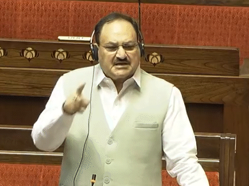 राज्यसभेत नड्डा म्हणाले- खरगे यांचे मानसिक संतुलन बिघडले:  खरगे संतापले, नड्डा यांनी माफी मागितली; रेकॉर्डमधून टिप्पणी काढून टाकली