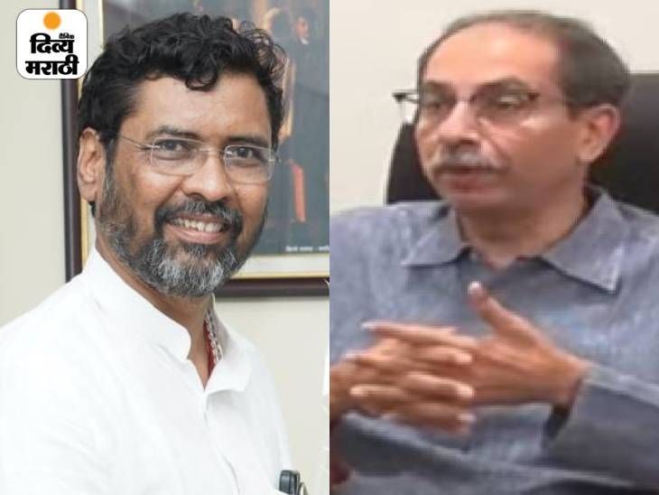 उद्धव ठाकरे यांना माफ करा -शिंदे गट:  बाळासाहेब ठाकरे यांच्या स्मृतीस्थळावर डोके टेकले; आसन व्यवस्थेवरून भाजपचाही घणाघात – Mumbai News
