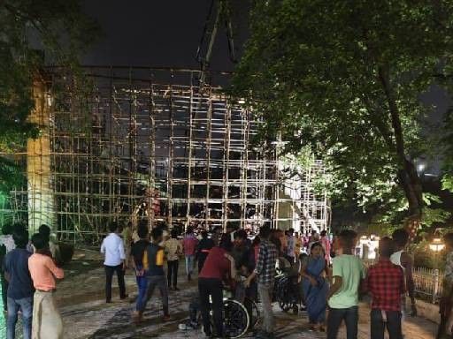 नागपुरातील कोराडी मंदिराचे गेट कोसळले:  17 कामगार जखमी असल्याची माहिती, अनेकजण दबले गेल्याची भीती; मदतकार्य सुरू – Nagpur News