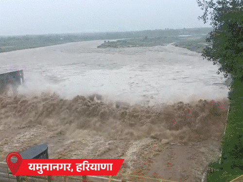 हिमाचलमध्ये जळत्या चिता बुडाल्या; हरियाणात नद्या दुथडी भरून:  दिल्लीत यमुना धोक्याच्या पातळीपेक्षा वर, अलर्ट जारी