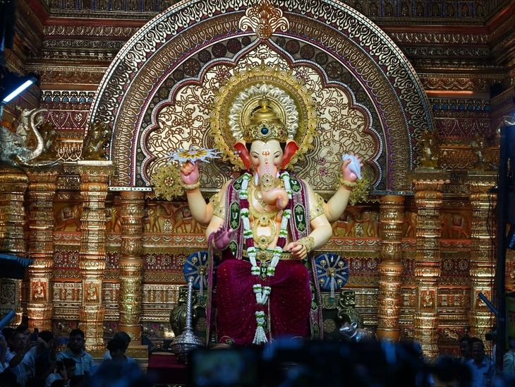 गणेशोत्सवाची सुरवात लालबागच्या राजाच्या दर्शनाने:  पारंपरिक फोटो शूट करण्यात येणार, दारबाराची ऊंची यंदा 50 फूट – Mumbai News