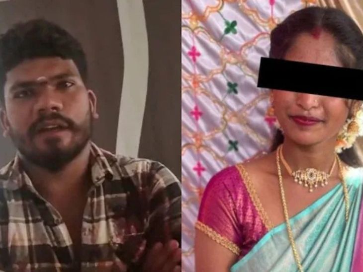 कर्नाटकात प्रियकरानेच केली विवाहित प्रेयसीची हत्या:  भांडणानंतर तोंडात स्फोटक पावडर भरली; बचावासाठी मोबाईल ब्लास्टचे नाटक केले