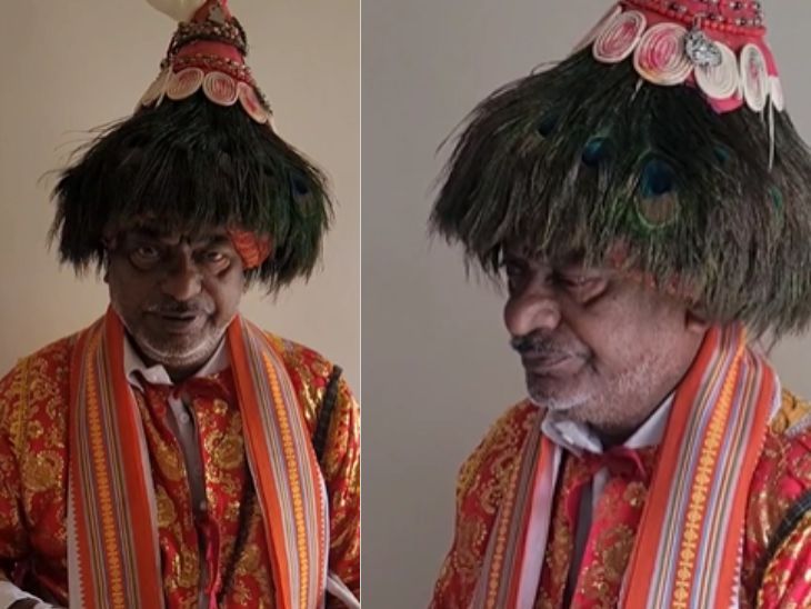 प्रथम नाम तुझे घेता गणेशा हरली मनाची:  ती रूपरेषा नाचत यावे अंगणी गणेशा, साताराच्या वासुदेवाचे गणरायाला आवाहन – Kolhapur News