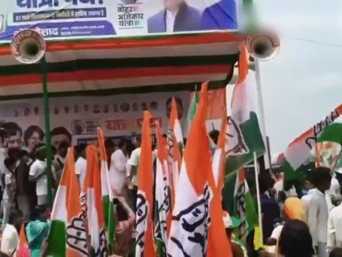 राहुल गांधींच्या मंचावरून PM मोदींना शिवीगाळ:  भाजप नेत्यांनी पोलिस ठाण्यात तक्रार दाखल केली; DCM सम्राट चौधरी म्हणाले- जनता त्यांना उत्तर देईल