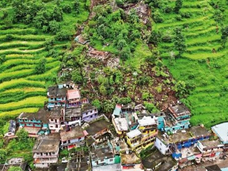 केदारनाथ यात्रा मार्गावर दुर्घटना:  उत्तराखंडमध्ये जोशीमठानंतर आता चमोलीच्या नंदानगरचा भाग जमिनीखाली धसतोय, 34 कुटुंबांनी घर सोडले, बाजारपेठही रिकामी