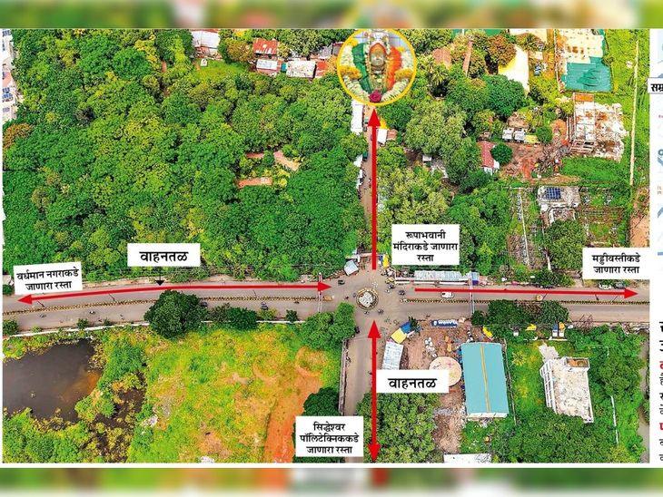 मध्यरात्री दोनपासून आई रूपाभवानीचे दर्शन:  ब्रिटिश काळातील गिरणी कामगारांमुळे मध्यरात्री दर्शन सुरू होण्याची प्रथा पडली – Solapur News