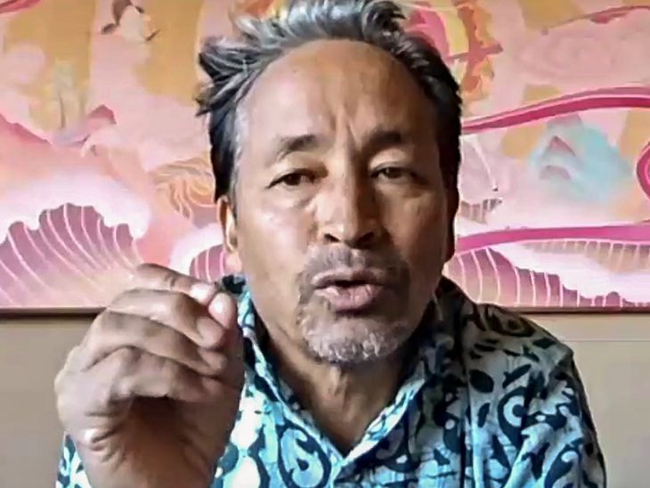 लेह हिंसाचार: सोनम वांगचुक म्हणाले- मला बळीचा बकरा बनवले:  केंद्राने त्यांच्या NGO चा परदेशी निधी परवाना रद्द केला, हिंसाचारासाठी जबाबदार धरले