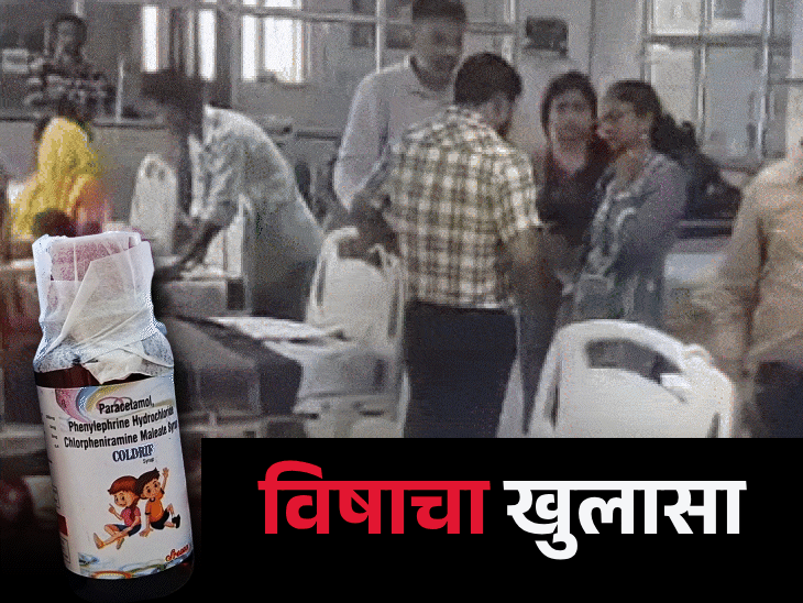 9 मुलांचा मृत्यू झालेल्या कफ सिरपमध्ये 48% जहर:  तामिळनाडू सरकारच्या चौकशीत खुलासा, उत्पादनावर बंदी, सरकार म्हणतेय- कफ सिरपमुळे मृत्यू नाही