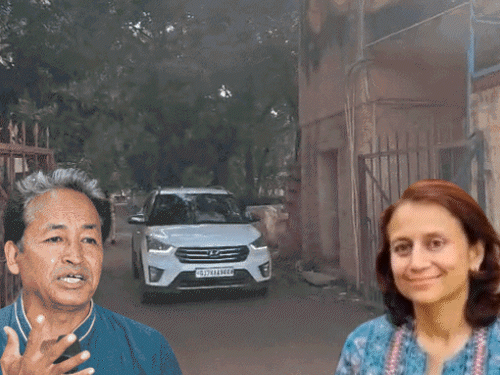 पत्नीने जोधपूर तुरुंगात सोनम वांगचुक यांची घेतली भेट:  गीतांजली म्हणाल्या- अटकेच्या आदेशाला आव्हान देणार; वकील देखील उपस्थित