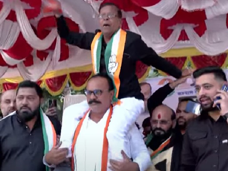 काँग्रेस प्रदेशाध्यक्ष हर्षवर्धन सपकाळ यांच्या नेतृत्वाखाली कल्याणमध्ये आंदोलन:  प्रकाश मामा पगारे यांना खांद्यावर घेत देण्यात आला सन्मान – Mumbai News