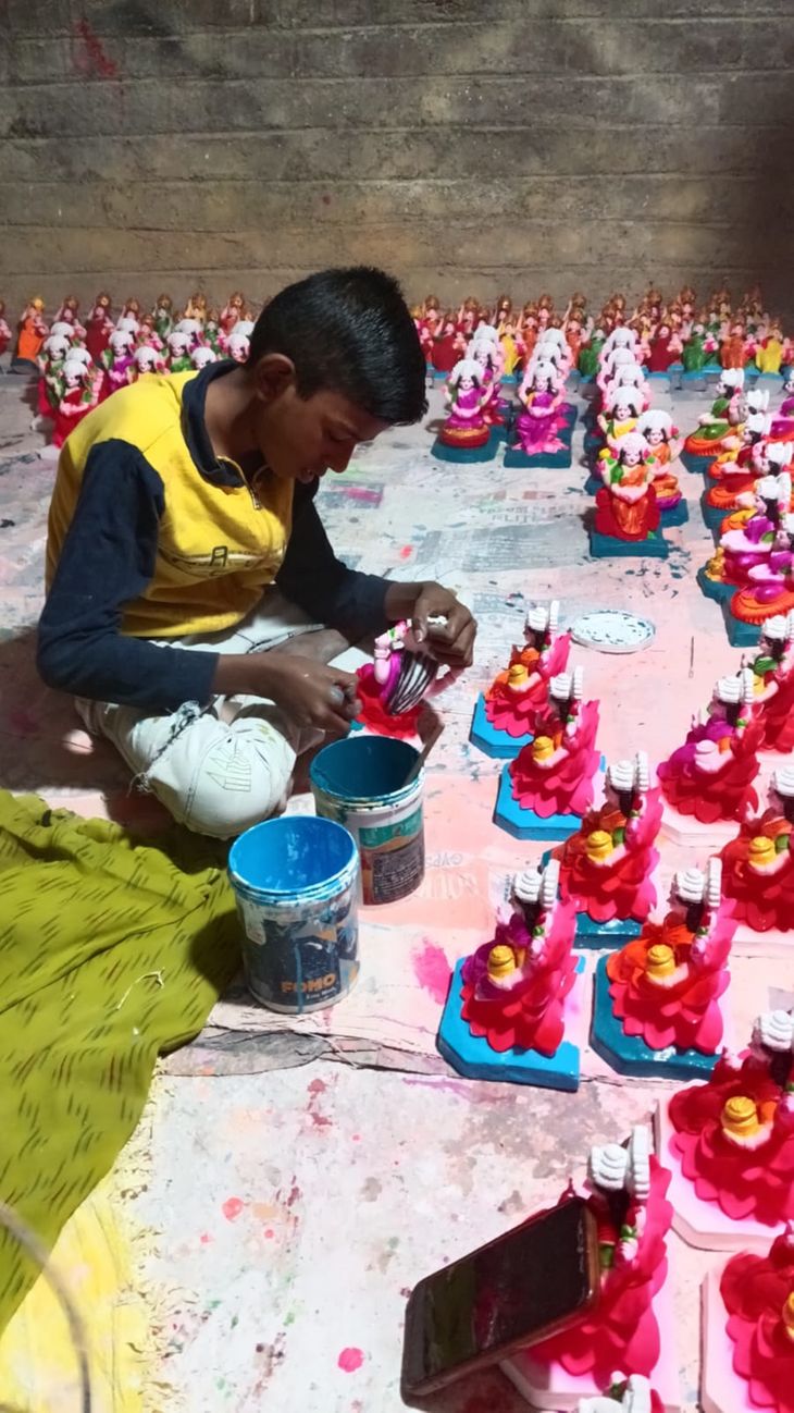 इलेक्ट्रिक दिव्यांच्या आधुनिक नव्या बाजारात पारंपरिक कुंभारांची व्यथा:  परिश्रम, वेळ आणि कष्ट , तरीही उत्पादन खर्च निघणेही अशक्य‎ – Chhatrapati Sambhajinagar News