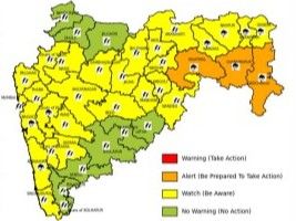 पावसाचा पुन्हा धुमाकूळ:  चंद्रपूर, यवतमाळ, गडचिरोली जिल्ह्यांना ऑरेंज तर उर्वरित महाराष्ट्राला यलो अलर्ट; हवामान विभागाचा धडकी भरवणारा ताजा अंदाज – Maharashtra News