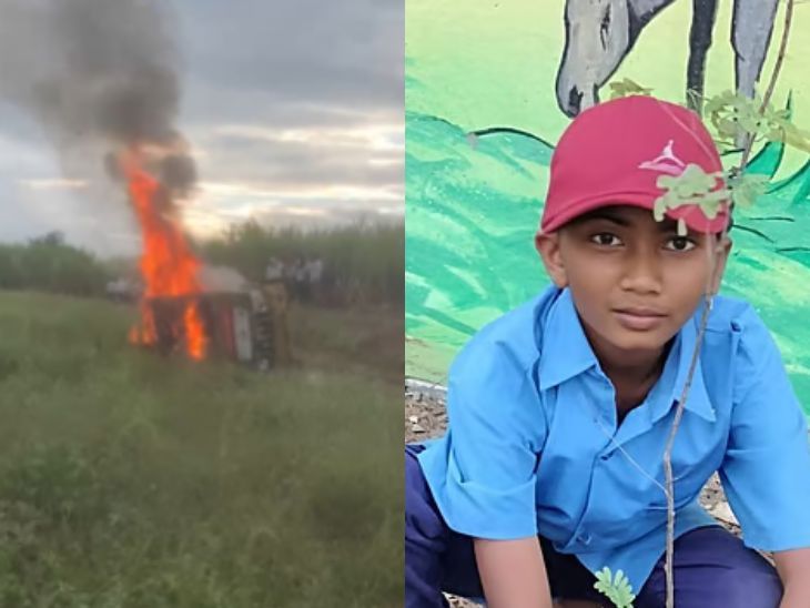 शिरूरमध्ये बिबट्याचा हल्ला:  13 वर्षीय मुलाचा मृत्यू, संतप्त ग्रामस्थांकडून वनविभागाचे वाहन पेटवले! – Pune News