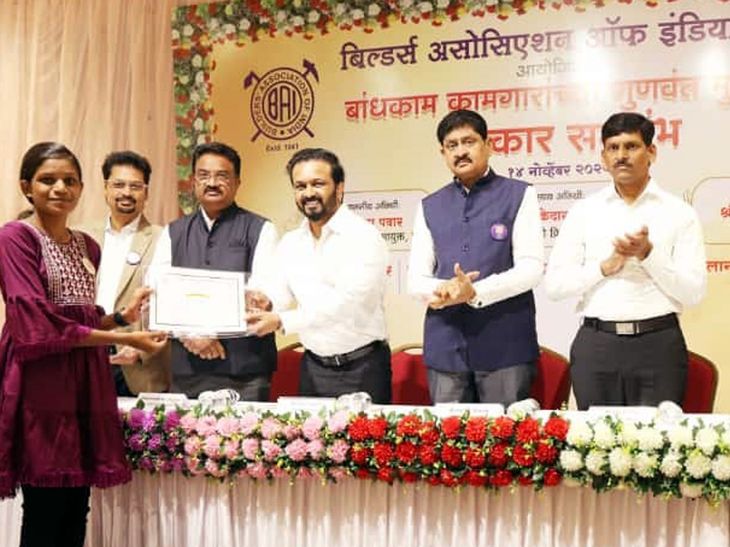 केदार जाधव यांचा विद्यार्थ्यांना यशाचा मंत्र:  बांधकाम कामगारांच्या गुणवंत मुलांचा बीएआय सत्कार – Pune News