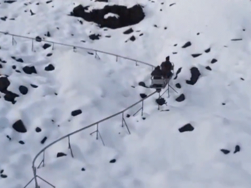 सैन्याने 16,000 फूट उंचीवर मोनोरेल चालवली:  गजराज कॉर्प्सने बांधली; अरुणाचल प्रदेशच्या पर्वतीय भागात मदत पोहोचण्यास सुलभता येईल