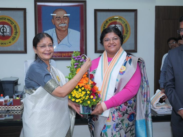 डॉ. मनाली क्षीरसागर रातुम नागपूर विद्यापीठाच्या पहिल्या महिला कुलगुरू:  पदभार स्वीकारला; रोजगारक्षम अभ्यासक्रमांवर भर देणार – Nagpur News