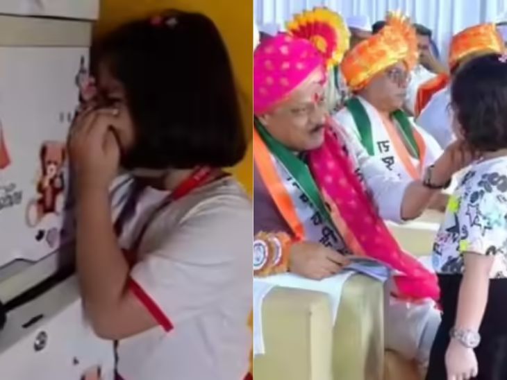 ‘दादा कुठे गेले?’ चिमुकल्या आयेझाचा निरागस प्रश्नान:  मुश्रीफांची नात ढसाढसा रडली, अजित पवारांच्या निधनाने मुश्रीफ कुटुंबियांना अश्रू अनावर – Kolhapur News