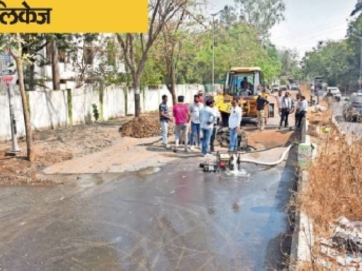जलवाहिनी फुटली; 2 दिवस पाणीबाणी: गुरुवार, शुक्रवारीच येणार नळाला पाणी, 6 अभियंते, 30 कामगारांकडून दुरुस्ती – Amravati News जलवाहिनी फुटली; 2 दिवस पाणीबाणी: गुरुवार, शुक्रवारीच येणार नळाला पाणी, 6 अभियंते, 30 कामगारांकडून दुरुस्ती – Amravati News