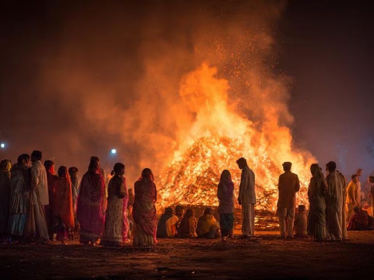 होळी रे होळी, पूर्णाची पोळी!:  राज्यात पारंपरिक पद्धतीने होलिकोत्सवाचा जल्लो; राजकीय नेत्यांनीही पेटवली होळी – Mumbai News