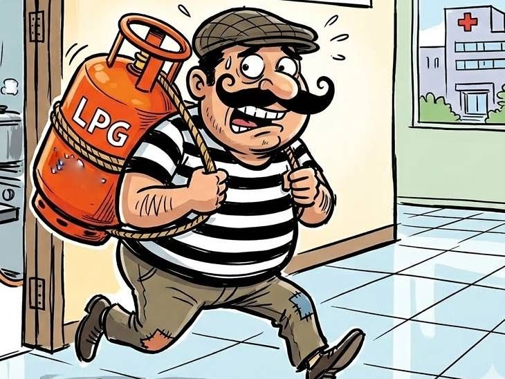 बुलढाण्यात रुग्णालयातून सिलिंडरच लंपास:  गॅससाठी रांगा, पण चोरट्याची थेट स्वयंपाकघरावर नजर; रुग्णालयाच्या किचनमधून चोरी – Buldhana News