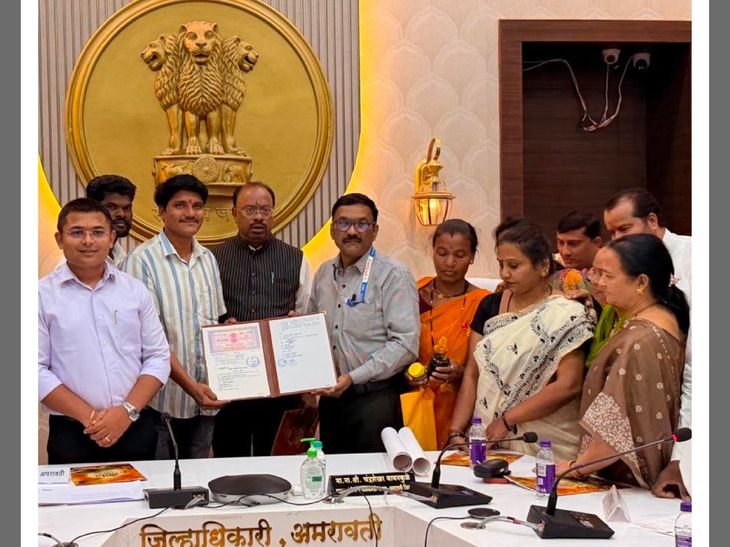 मेळघाटातील आमझरी मधाला नवी ओळख:  देशभरात उपलब्ध होणार; खादी-ग्रामोद्योग, वन विभाग, ग्रामपंचायतमध्ये सामंजस्य करार – Amravati News