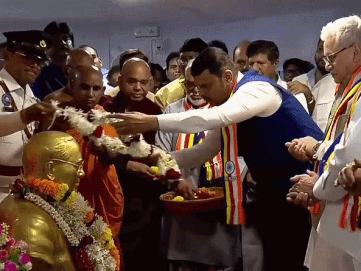 भारतरत्न डॉ. बाबासाहेब आंबेडकर जयंतीनिमित्त अभिवादनासाठी गर्दी:  राजकीय नेतेही हजर; जय भीमच्या घोषणा – Mumbai News