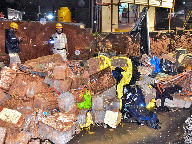 बंगळुरूत मुसळधार पाऊस, रुग्णालयाची भिंत कोसळून 7 मृत्यू:  यात 3 मुलांचा समावेश, 7 जखमींना वाचवण्यात आले; मुख्यमंत्री सिद्धरामय्या घटनास्थळी पोहोचले