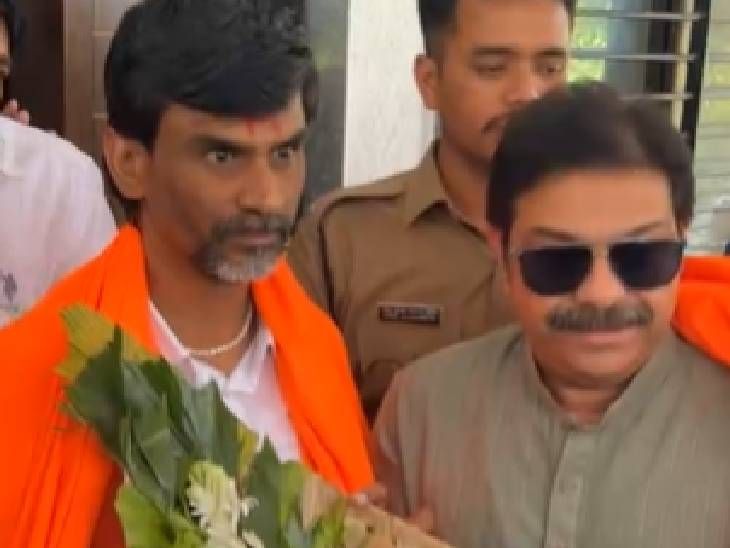 भाजप नेते प्रसाद लाड मराठा आंदोलक मनोज जरांगेंच्या भेटीला:  मात्र, भेटीआधी धमकीचा फोन, दोन जण पोलिसांच्या ताब्यात – Chhatrapati Sambhajinagar News