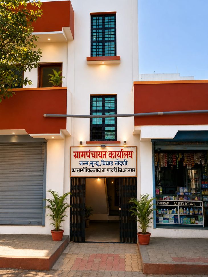 Kasar Pimpalgaon Gram Panchayat ranked first in taluka, honoured for ...