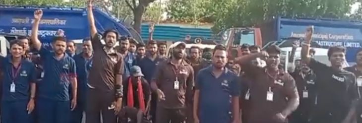 कोणार्कच्या 60 कर्मचाऱ्यांचे बडनेरा परिसरात कामबंद:  तीन महिन्यांपासून नियमित वेतन देत नसल्याचा आरोप‎ – Amravati News