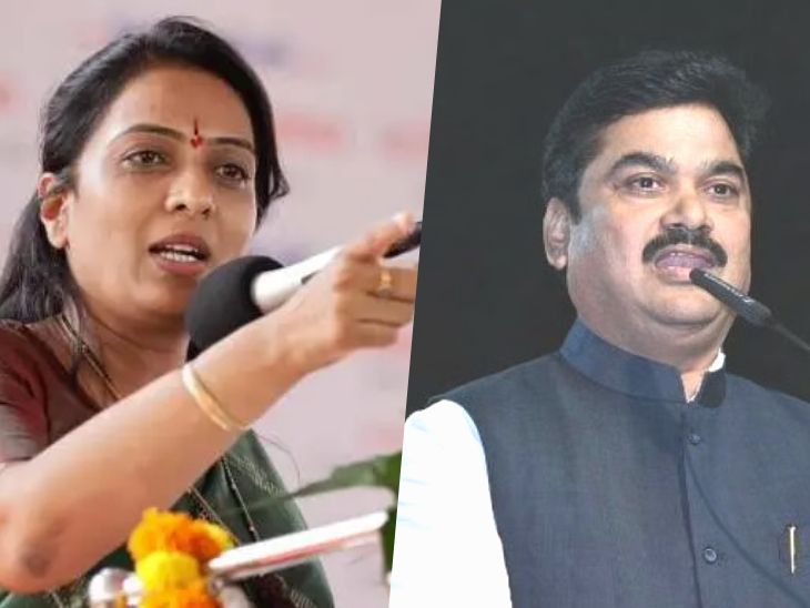 रोहिणी खडसेंचा राम शिंदेंवर पलटवार:  अहिल्यानगरच्या एका धोंड्याला फार मिरची लागली, कुंडली काढली तर राजकारणाला रामराम करावा लागेल! – Maharashtra News