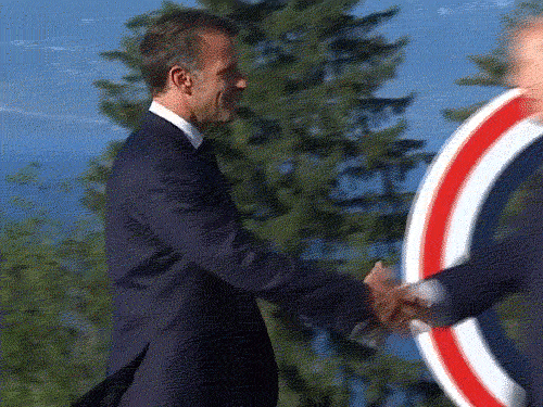 G7 परिषदेसाठी ट्रम्प – मेलोनी फ्रान्समध्ये पोहोचले:  राष्ट्राध्यक्ष मॅक्रॉन म्हणाले- अमेरिका – इराण करार जागतिक शांततेसाठी मोठे पाऊल
