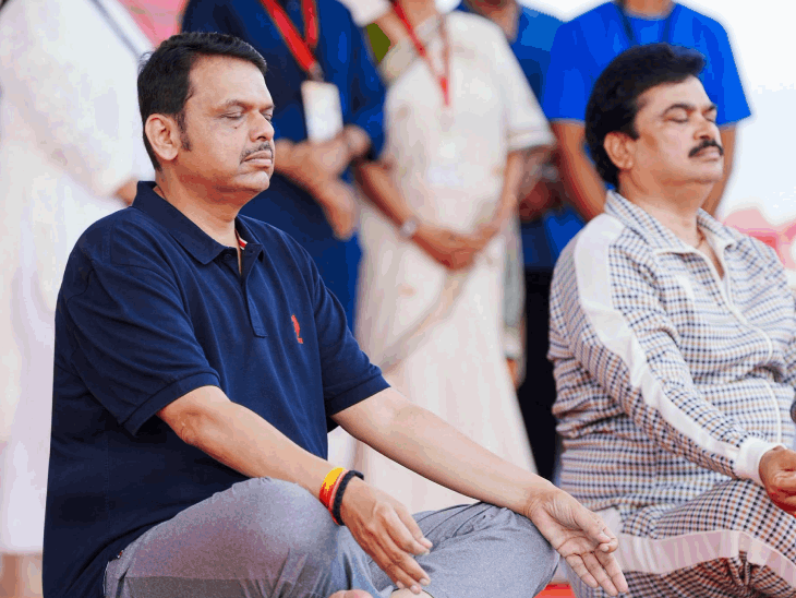 योग भारताचा प्राचीन, समृद्ध आणि गौरवशाली वारसा!:  मुंबईत मुख्यमंत्री देवेंद्र फडणवीस यांच्या उपस्थितीत ‘आंतरराष्ट्रीय योग दिन’ साजरा – Mumbai News