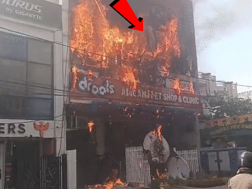 लखनऊमधील कोचिंगमध्ये ऑटोमॅटिक गेटमुळे 15 जणांचा मृत्यू:  एकाच जिन्याने येण्या-जाण्याचा मार्ग; निवासी इमारतीला व्यावसायिक बनवले होते