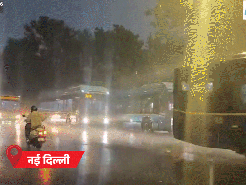 राजस्थानमध्ये मुसळधार पाऊस:  यूपीमध्ये वादळामुळे खांब कोसळले, गाड्या दबल्या; दिल्लीत वादळी पाऊस, मान्सून MP-गुजरातमध्ये पोहोचला