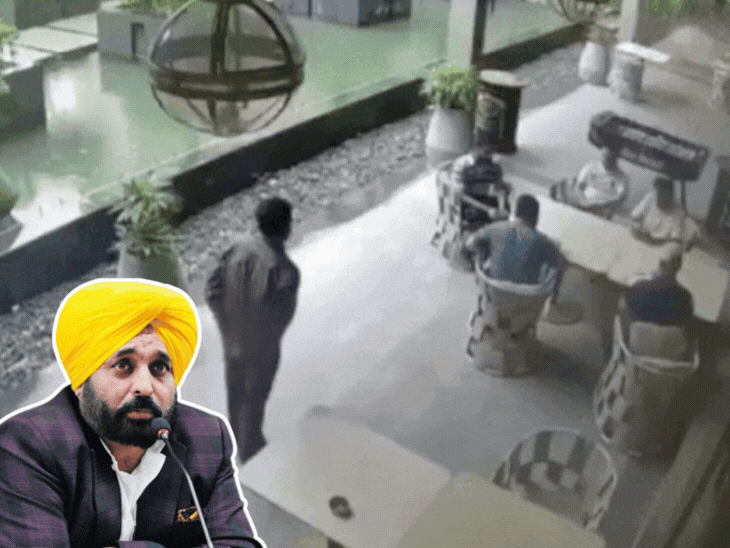 गुरुग्राममध्ये पंजाबच्या मुख्यमंत्र्यांवर गुप्त बैठकीचा व्हिडिओ:  हॉटेलमध्ये बनावट अहवालावर 10 लाखांच्या डीलचा दावा; एसपीची चॅट समोर