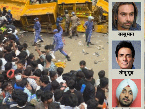 CJP चे आंदोलन, पंजाबी अभिनेते-गायक विभागले:  बब्बू मान म्हणाले- प्रत्येक वेळी आम्हीच का लाठ्या खाव्या; सोनम बाजवाने लावली तुटलेल्या हृदयाची इमोजी