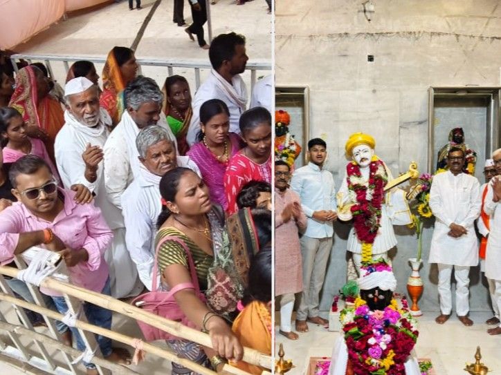 नर्सी नामदेव येथे अवतरले प्रति पंढरपूर:  मराठवाडा विदर्भातील भाविकांची गर्दी, 15 क्विंटल साबुदाना खिचडीचे वाटप – Hingoli News