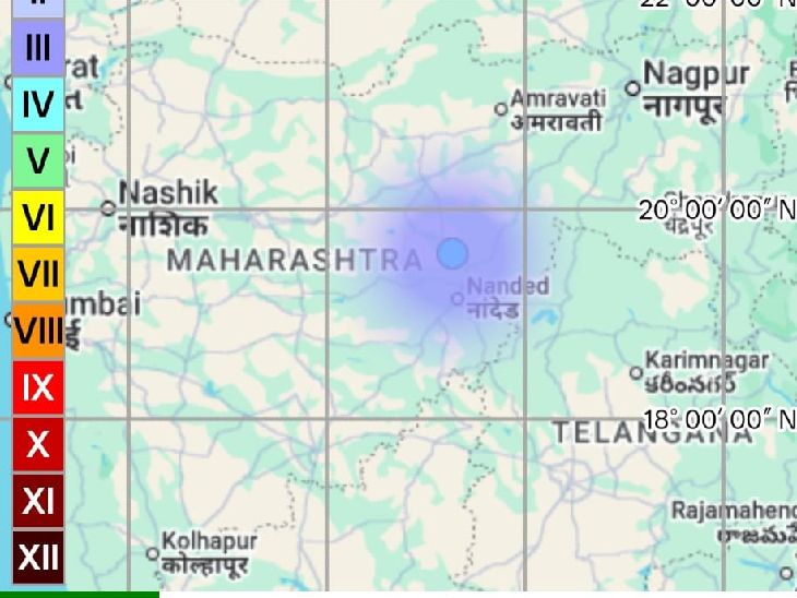 हिंगोली जिल्ह्यात पुन्हा भूकंपाचा धक्का:  3.1 रिश्‍टर स्केलची नोंद, म्हैसगव्हाण केंद्र बिंदू; 6 वर्षात 36 वेळा भूकंपाची नोंद – Hingoli News