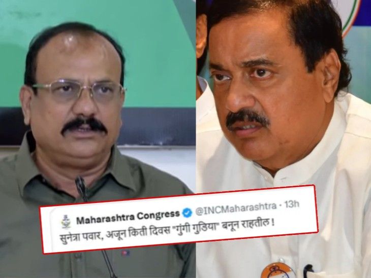 'गुंगी-गुडिया' टीकेवर सुनील तटकरे संतप्त:म्हणाले- काँग्रेसने वैचारिक दिवाळखोरी दाखवली, दिलगिरीने विषय संपत नाही