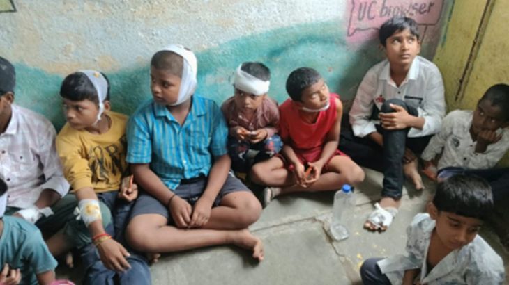 दुरुस्तीनंतर 6 महिन्यांत बबलाद शाळेचे प्लास्टर कोसळल्याने 13 विद्यार्थी जखमी