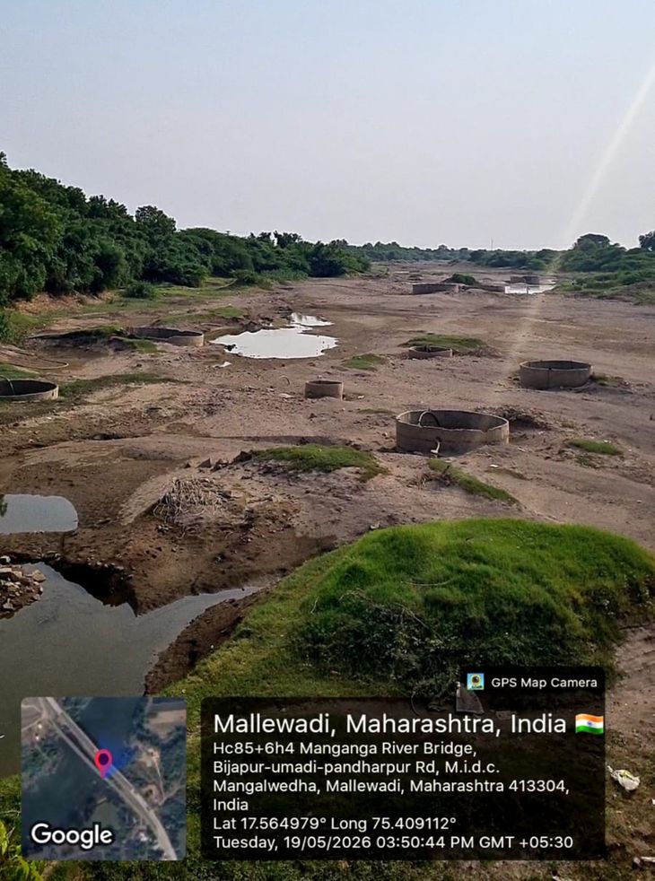 मंगळवेढ्यात नैसर्गिक जलस्रोतावरील अतिक्रमणामुळे टँकर सुरू करण्याची वेळ