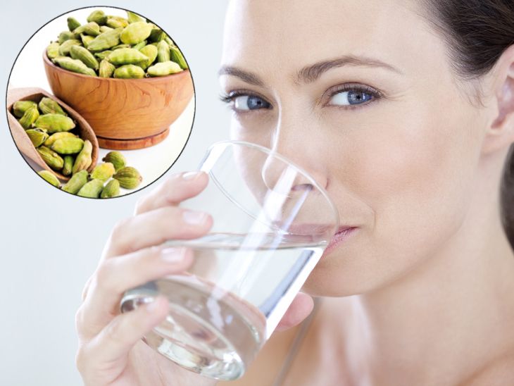 What are the benefits of eating cardamom before bed with warm Water