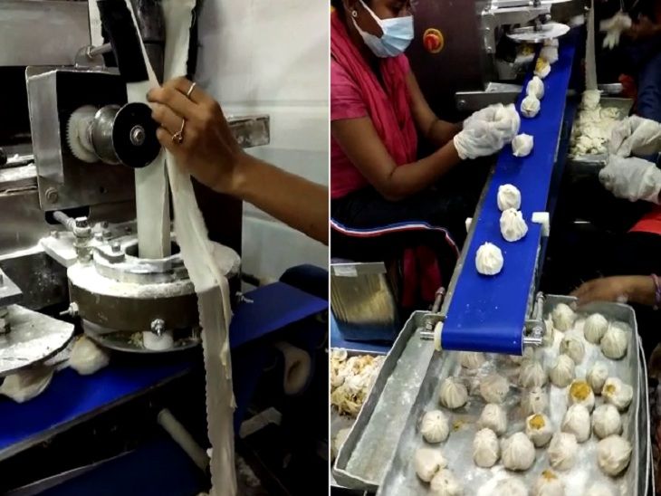 In Surat, a modern machine is used to make a ghari to celebrate chandni ...