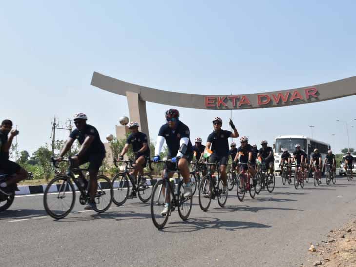 Bike-cycle rally from across the country welcomed in Kevadia: Unique ...