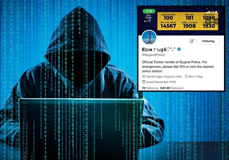 Gujarat Police's official Twitter account hacked, hacker named Alan ...