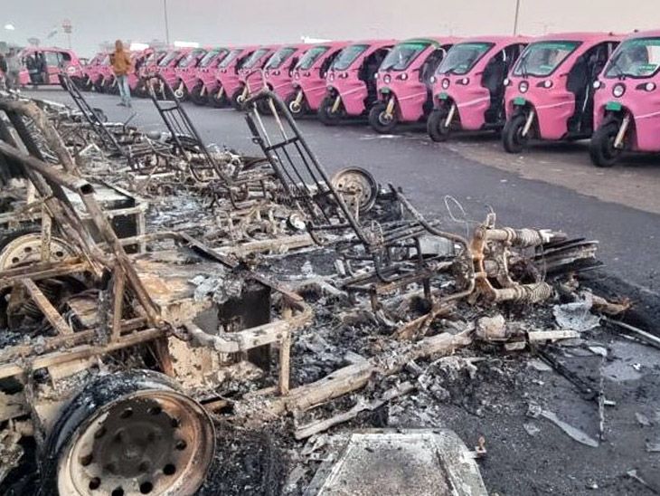 30 e-rickshaws in 3 months shut down in fire: 100 women drivers ...